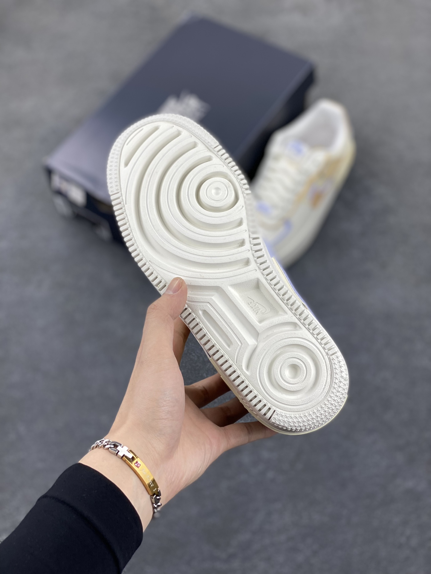 图片[5]-NK Air Force 1 Shadow 轻量增高低帮百搭板鞋\”拼接马卡龙\” 全新少女系解构主义设计双层轻量EVA发泡中底+防滑RB橡胶外圈底鞋底 原楦头原纸板 打造纯正空军版型 专注外贸渠道 全掌内置蜂窝气垫 原盒配件 原厂中底钢印、拉帮完美 货号：DZ1847-114 尺码：35.5 36 36.5 37.5 38 38.5 39 40-选品中心