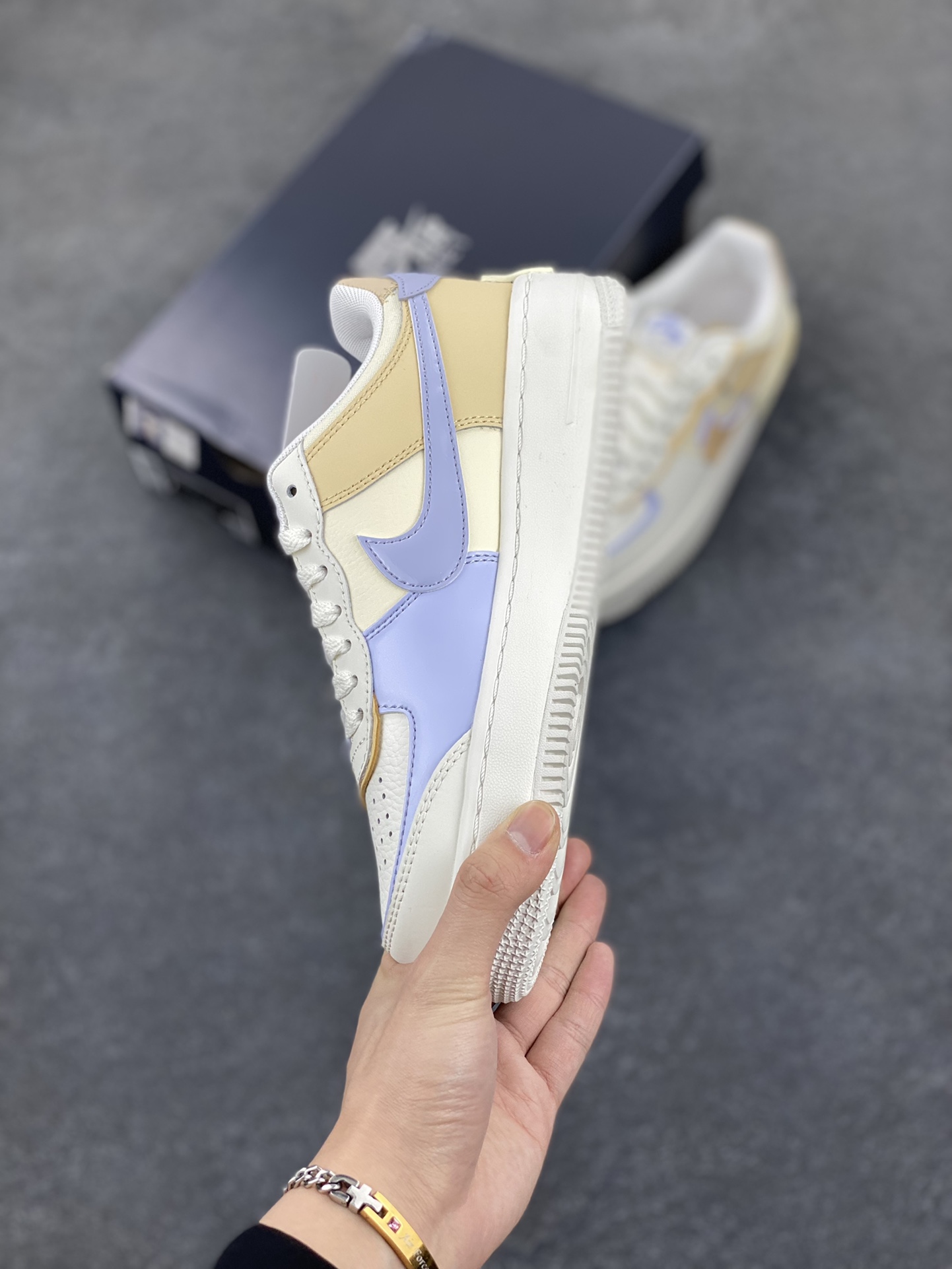 图片[3]-NK Air Force 1 Shadow 轻量增高低帮百搭板鞋\”拼接马卡龙\” 全新少女系解构主义设计双层轻量EVA发泡中底+防滑RB橡胶外圈底鞋底 原楦头原纸板 打造纯正空军版型 专注外贸渠道 全掌内置蜂窝气垫 原盒配件 原厂中底钢印、拉帮完美 货号：DZ1847-114 尺码：35.5 36 36.5 37.5 38 38.5 39 40-选品中心