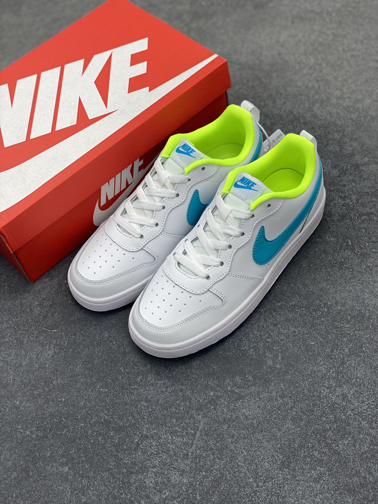 图片[8]-福利特价 Nike Court Borough Low 低帮百搭透气休闲运动板鞋男女鞋 经典耐用的设计，兼顾舒适脚感和出众风范，演绎匠心之作。结构性的支撑贴合感结合复古篮球设计，塑就场外全明星风范。 货号：BQ5448-105 尺码：36 36.5 37.5 38 38.5 39 40 40.5 41 42 42.5 43 44 45-选品中心