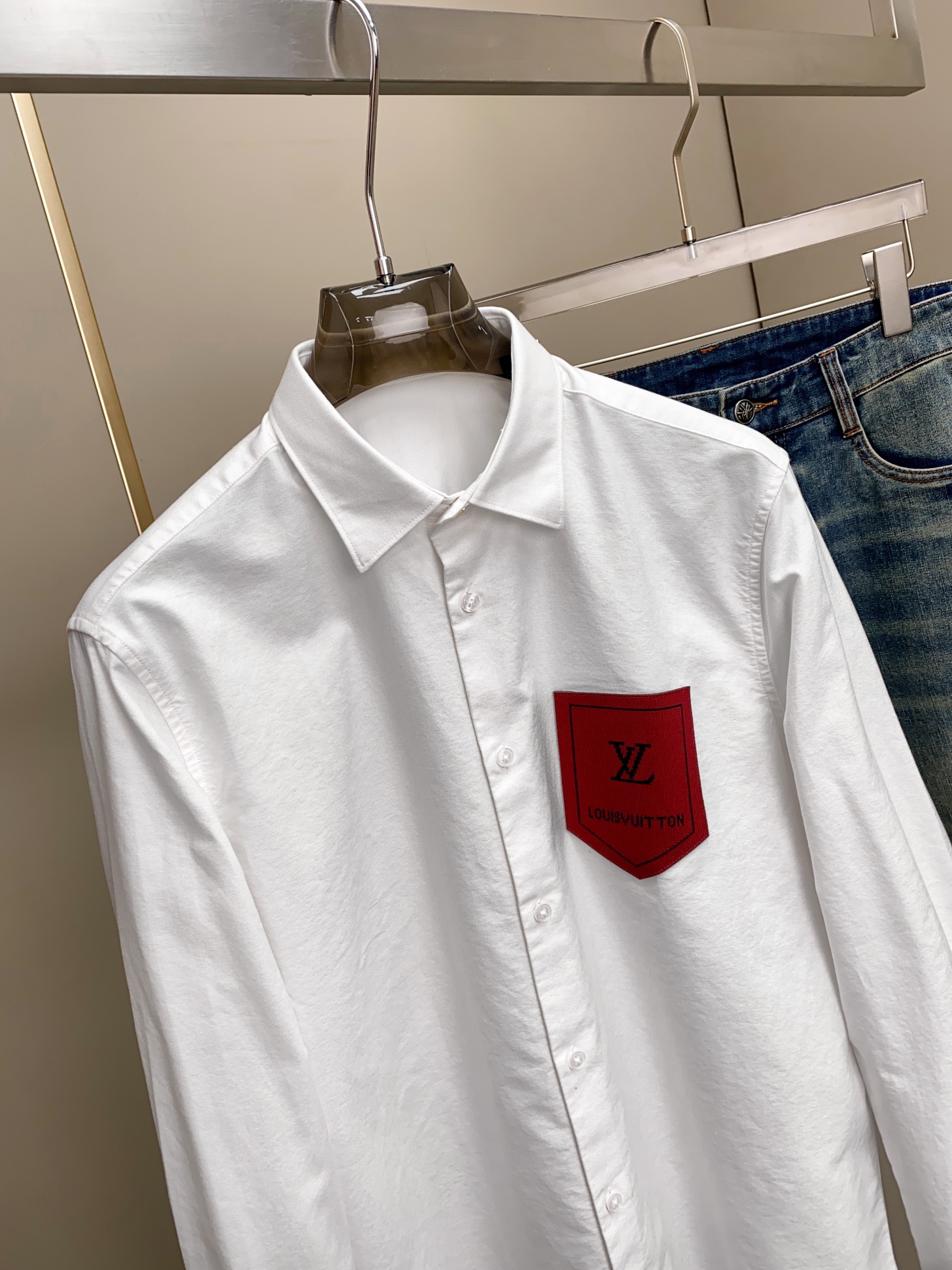 驴牌男女同款商务休闲牛津纺纯棉长袖衬衫，贸易公司渠道货，100%纯正血统，春夏新品，高端意大利原厂出品，