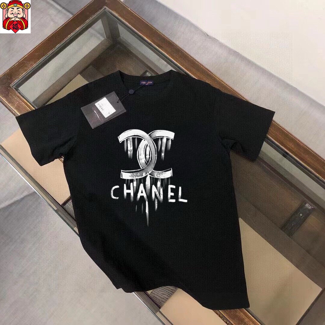 Chanel 品牌【CHANEL香奈儿 】(胖子福音) 男士休闲短袖T恤 2025春夏新品