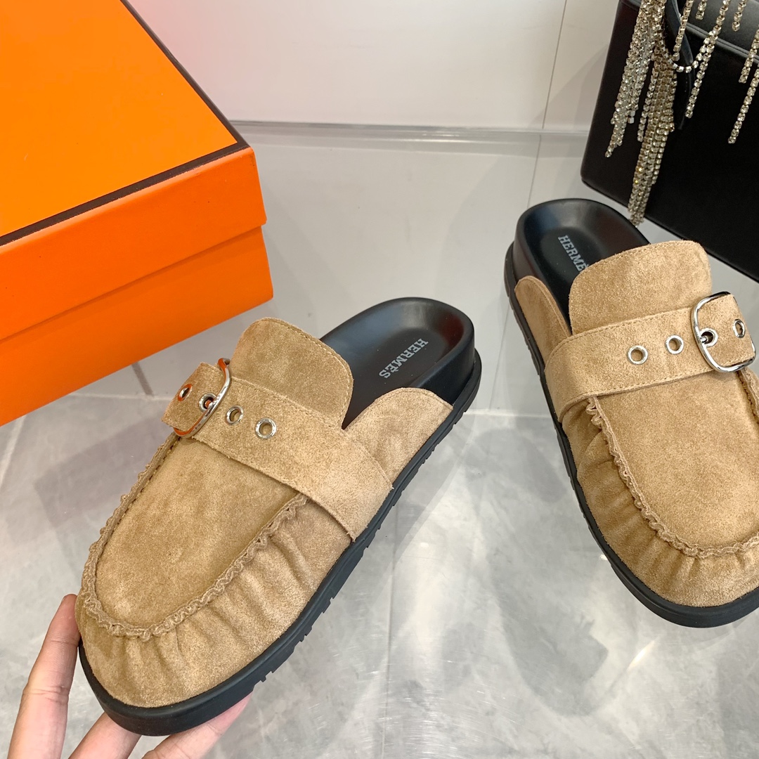 Hermès Teddy Wool H Slippers: Cozy, Fashionable, and Perfect for Fall/Winter 6 i1741877016 3009 3