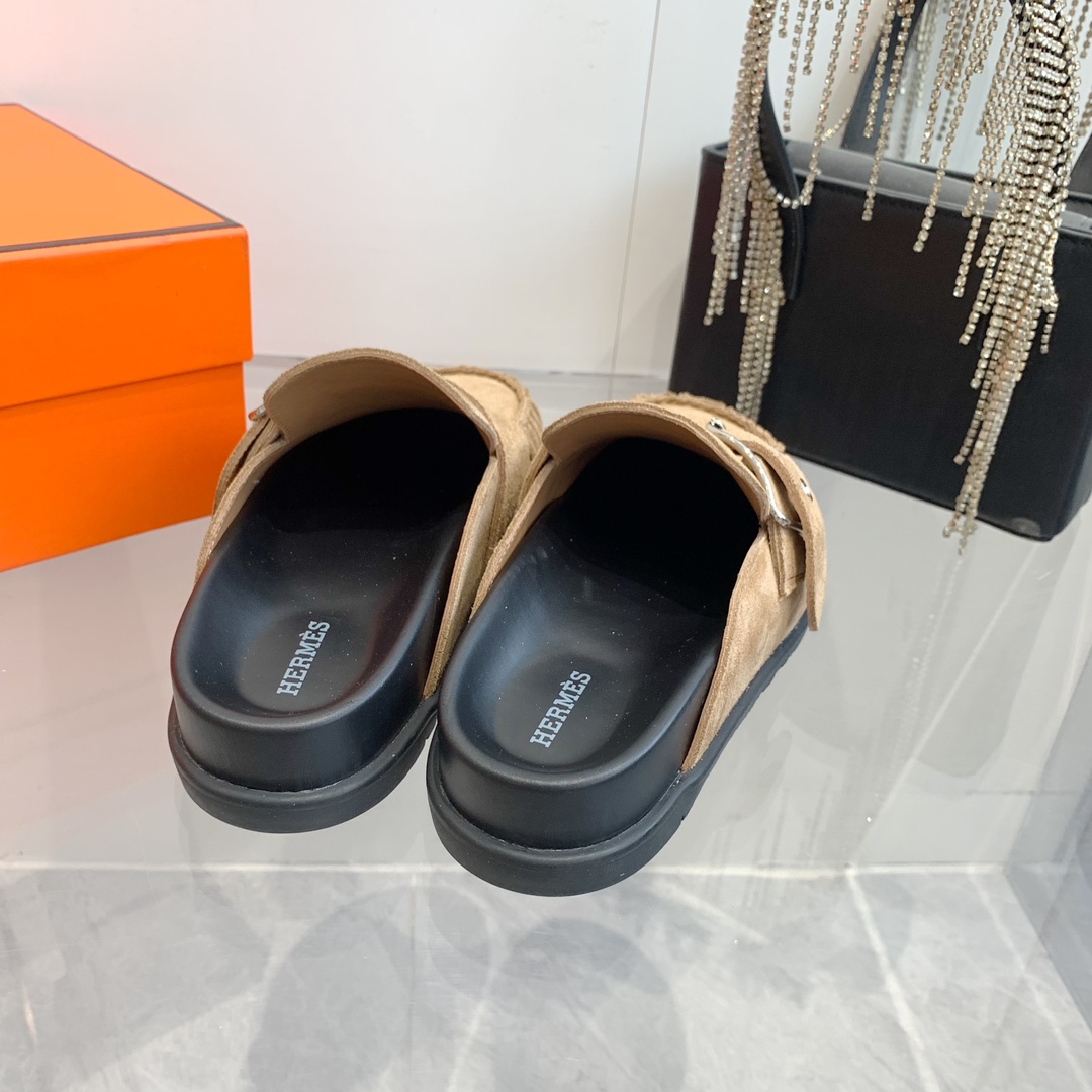 Hermès Teddy Wool H Slippers: Cozy, Fashionable, and Perfect for Fall/Winter 9 i1741877016 3497 7