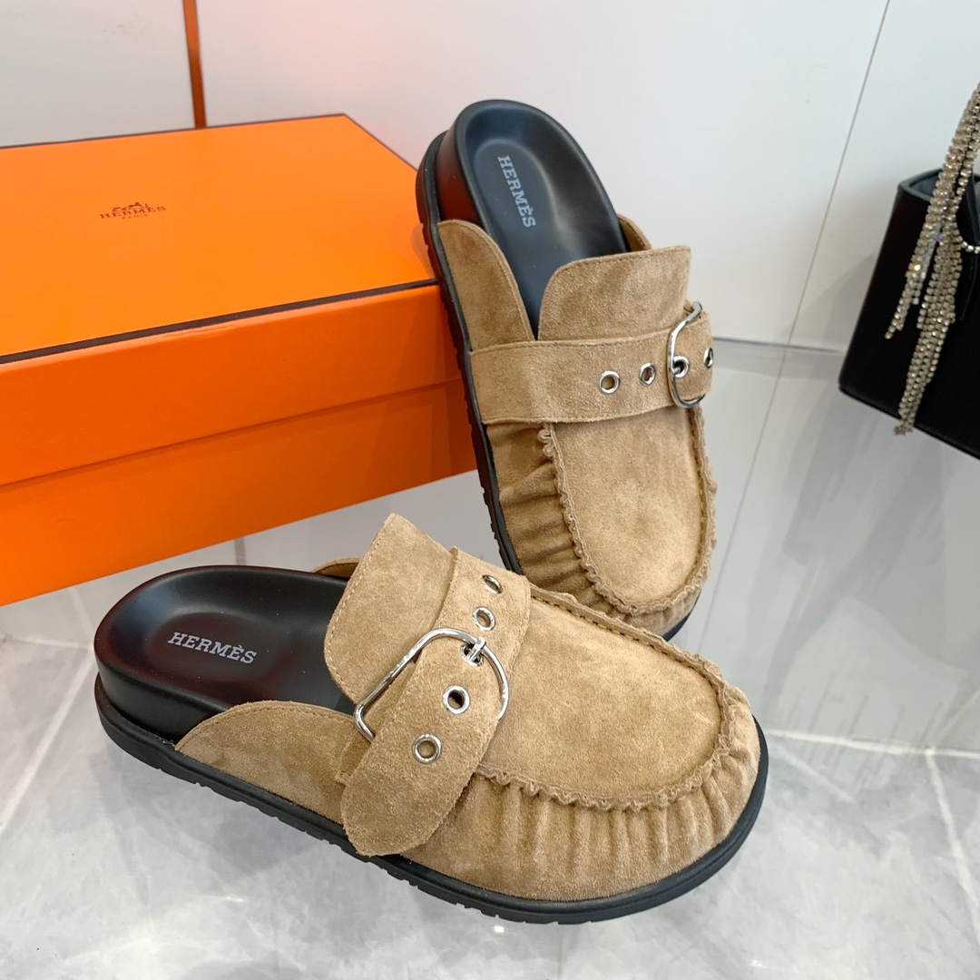 Hermès Teddy Wool H Slippers: Cozy, Fashionable, and Perfect for Fall/Winter