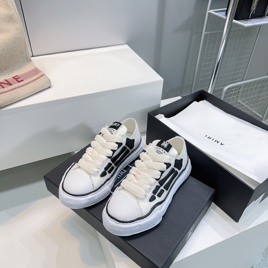 High Quality AMIII Canvas Sneakers for Men and Women, Spring Break Fashion! - 图片 1