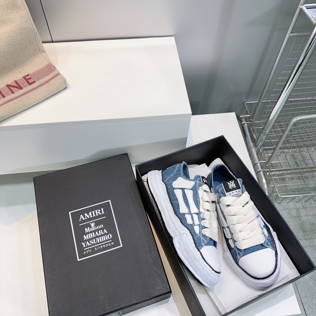 High Quality AMIII Canvas Leisure Shoes with Unique Design and Original Materials - 图片 1