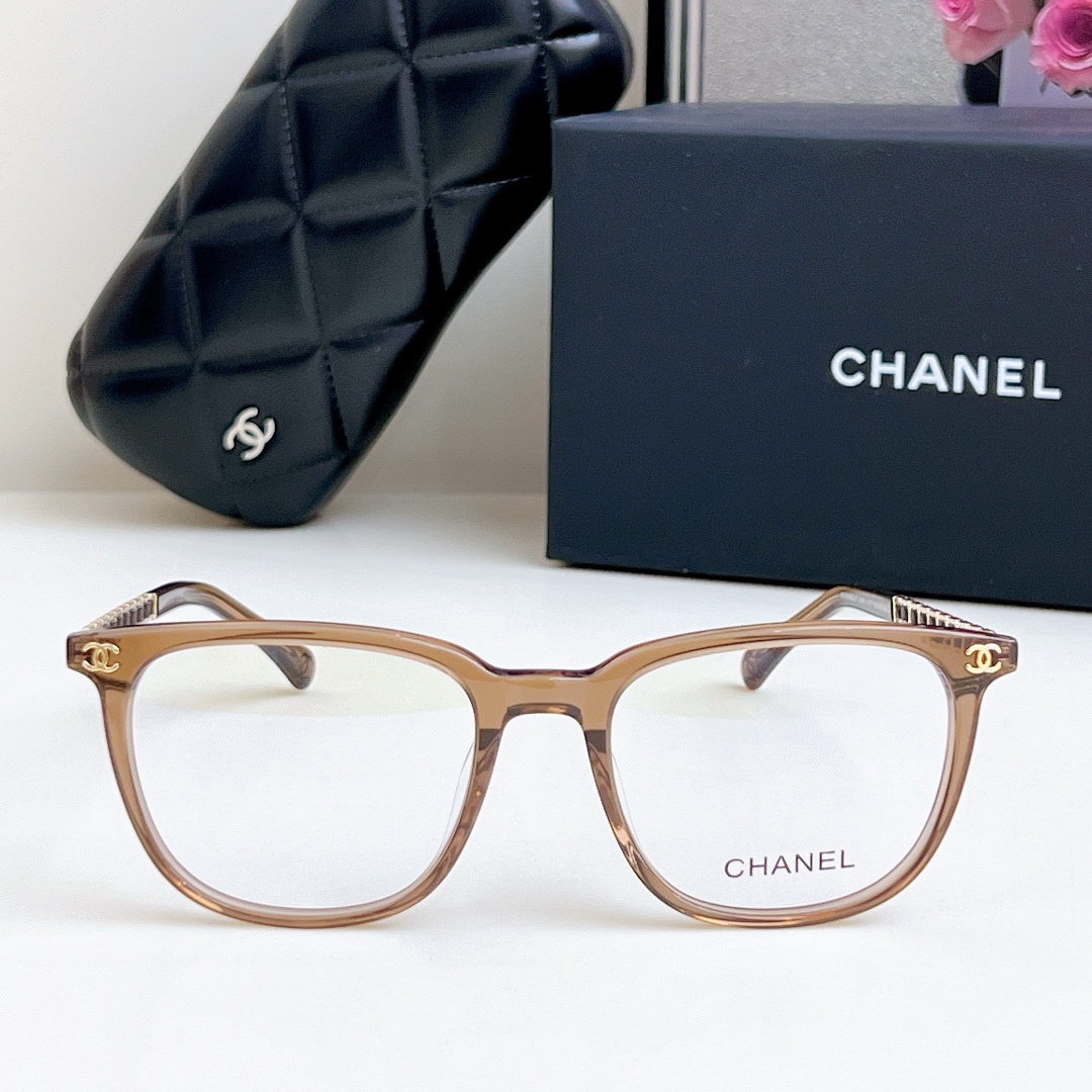  新品眼镜框
CHANE* 
MOD：3498
SIZE：53口19-145
🔝🔝