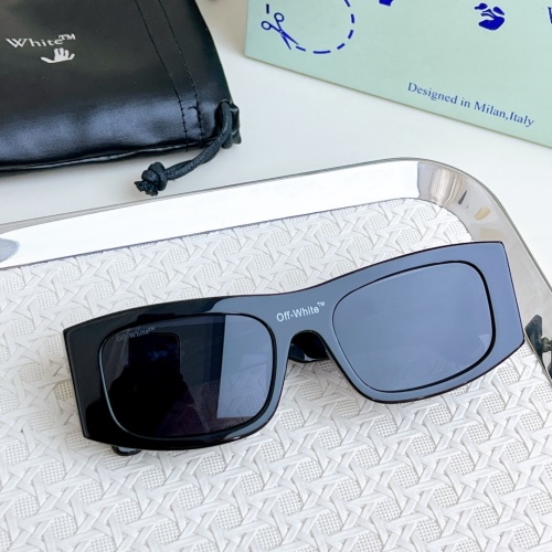 Off-White OERI056F Black Frame Sunglasses - Modern Designer Style 1 Off-White OERI056F Black Frame Sunglasses - Modern Designer Style
