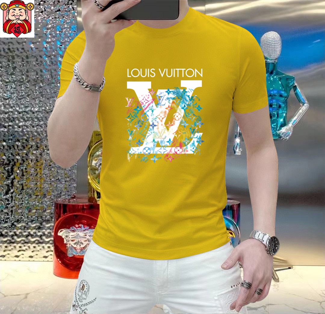 Louis Vuitton 品牌【LV 路易威登】(胖子福音) 男士休闲短袖T恤 2025春夏新品