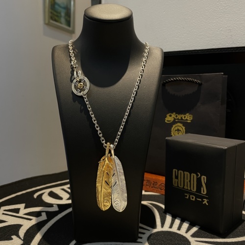 Goro's Two-Tone Feather Necklace, High-End Version, Unisex, Rock Punk Style 1 Goro’s Two-Tone Feather Necklace, High-End Version, Unisex, Rock Punk Style