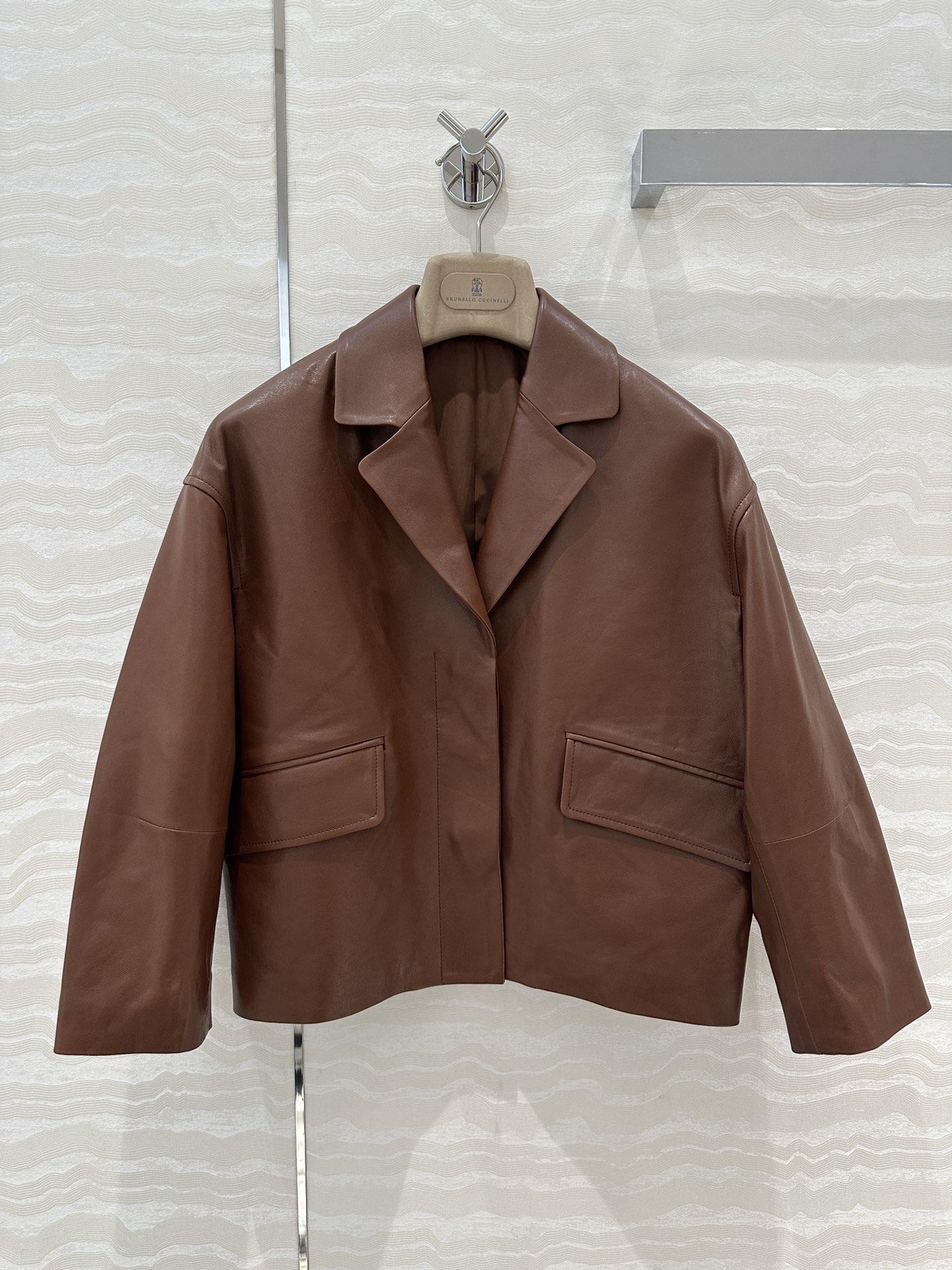 P2139 Dust-Proof Bag: High-Quality Turkish Sheep Hide Jacket with Soft Texture - 图片 1