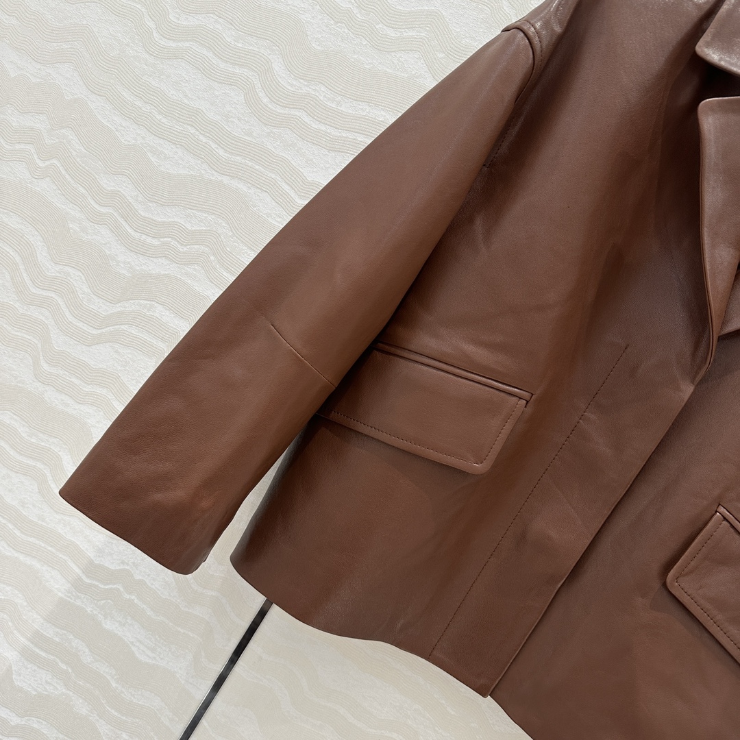 P2139 Dust-Proof Bag: High-Quality Turkish Sheep Hide Jacket with Soft Texture - 图片 5