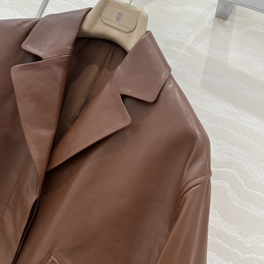 P2139 Dust-Proof Bag: High-Quality Turkish Sheep Hide Jacket with Soft Texture - 图片 3