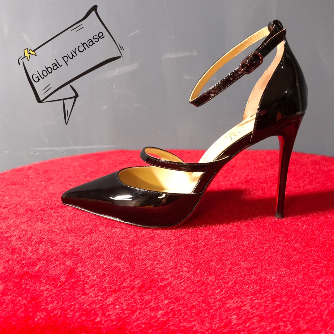 NO:100594,High-end customization 2025 Spring and Summer Classic Series!  H10Cm, size 34-42.. Customized versions are not refundable or exchanged. 9024-013 Black leather. Genuine leather large soles Standard European code No:9024-013 Color:black Material:patent Lining:goat leather Heel height:10Cm Sole:leather sole Size:EUR 34-42 (US 4-11):,,christian louboutin,Leather soles19860909高端订制 2025春夏 精典款系列！ H10Cm,尺码34-42码..订制款不退不换.9024-013黑柒皮.真皮大底 标准欧码 No:9024-013 Color:black Material:patent Lining:goat leather Heel heigh:10Cm Sole:leather sole Size:EUR 34－42（US 4一11) :,,christian louboutin,Leather soles,Women's Shoes