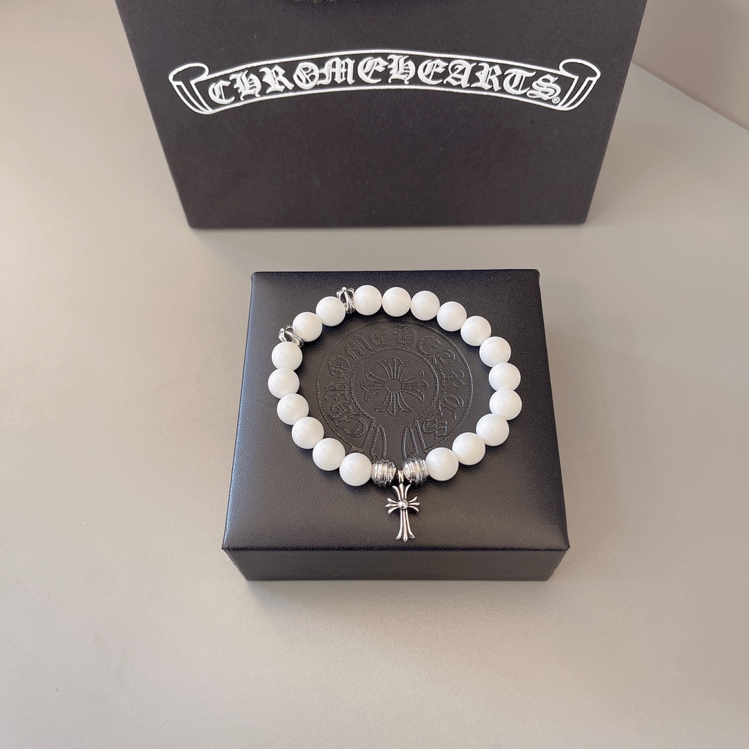 NO:107554,Too handsome and exciting the latest model Croxin, no explosion, factory direct sales, original one-to-one reproduction, Croxin retro bracelet, jewelry boutique, chrome hearts19860909太帅爆了最新款克罗心 不爆不发 厂家直销 原版一比一复刻 克罗心复古手串,饰品精品,chrome hearts,Jewelry
