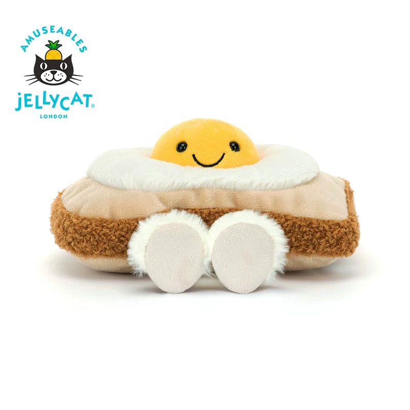 NO:809359,Fun Eggland Toast Plush Doll~, Jellycat Doll from Trendy Department Store19860909趣味艾格兰太窝蛋吐司毛绒公仔～,潮品百货Jellycat公仔,accessory