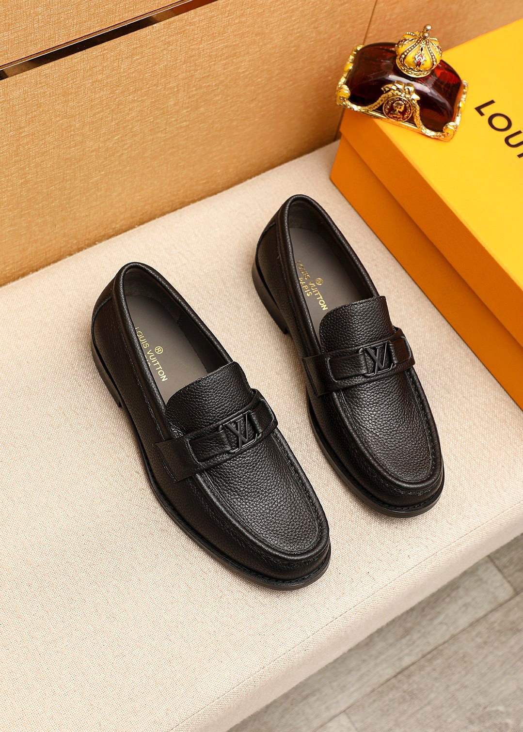 Louis Vuitton Leather Loafers for Men - Premium Quality, Classic Design