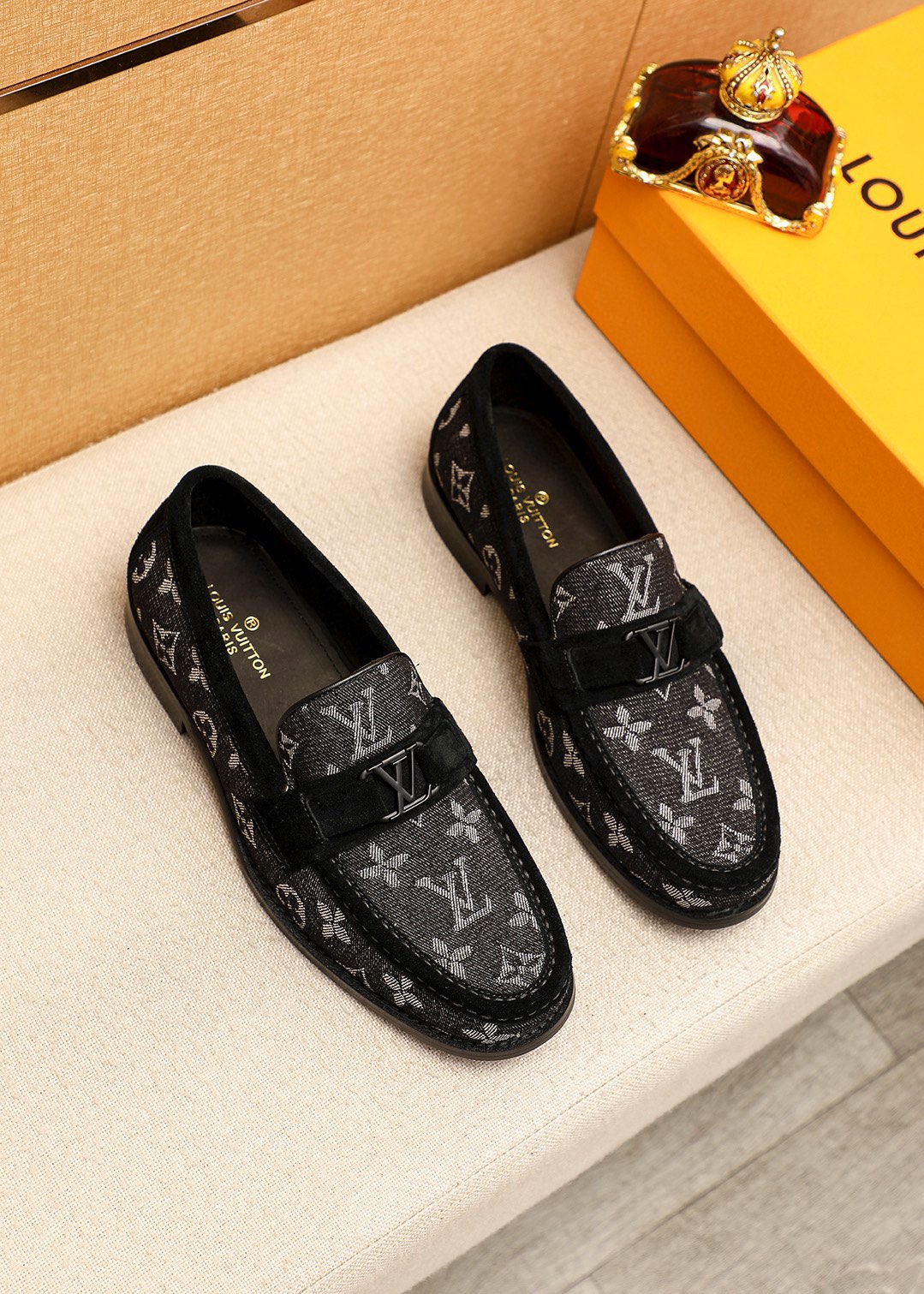 Louis Vuitton Men's Casual Loafers in Monogram Canvas, Sizes 38-44 Available 2 i1742095308 1484 0