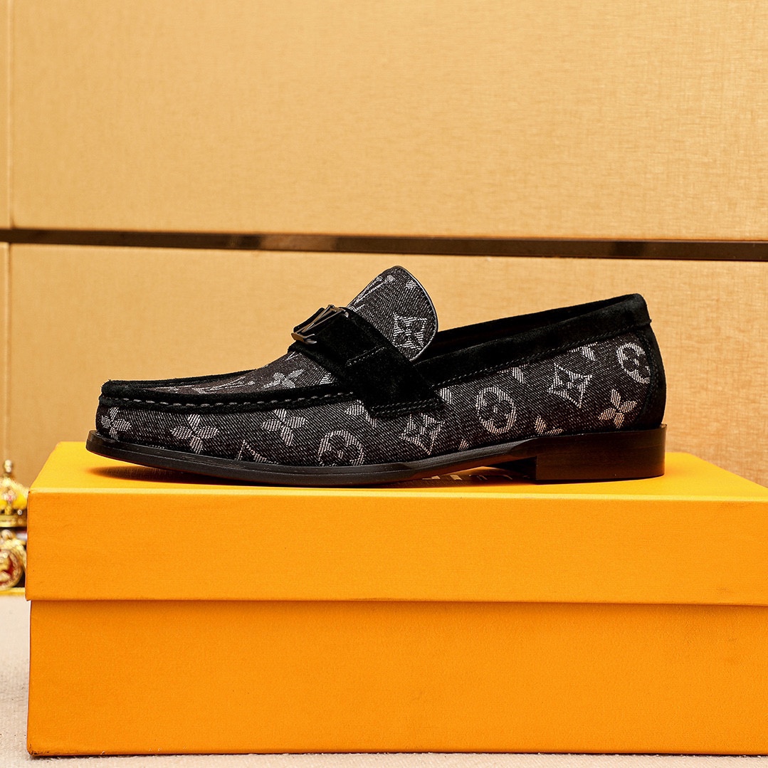 Louis Vuitton Men's Casual Loafers in Monogram Canvas, Sizes 38-44 Available 6 i1742095308 3175 4