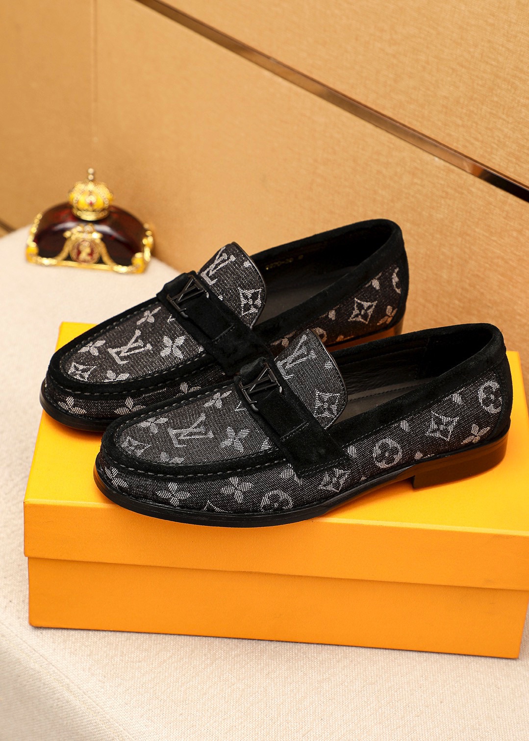 Louis Vuitton Men's Casual Loafers in Monogram Canvas, Sizes 38-44 Available 4 i1742095308 3401 2
