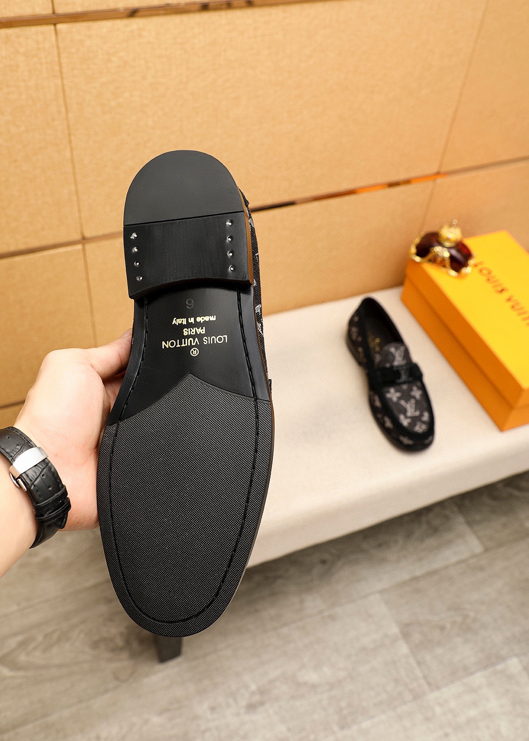 Louis Vuitton Men's Casual Loafers in Monogram Canvas, Sizes 38-44 Available 10 i1742095308 4607 8