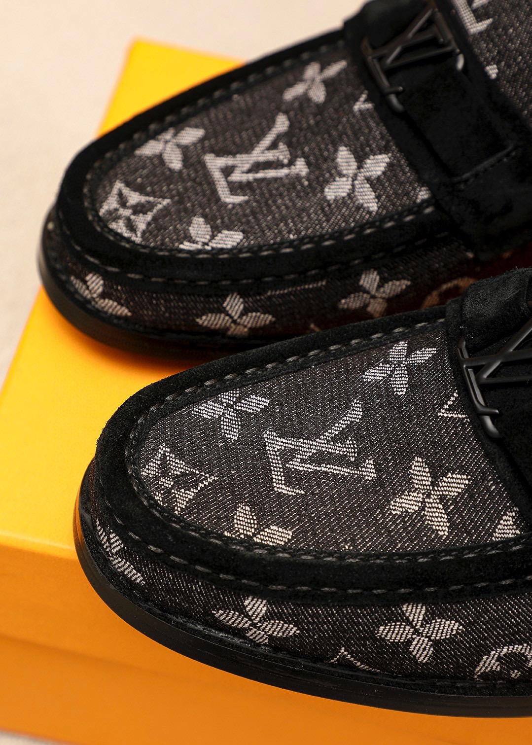 Louis Vuitton Men's Casual Loafers in Monogram Canvas, Sizes 38-44 Available 7 i1742095308 5249 5