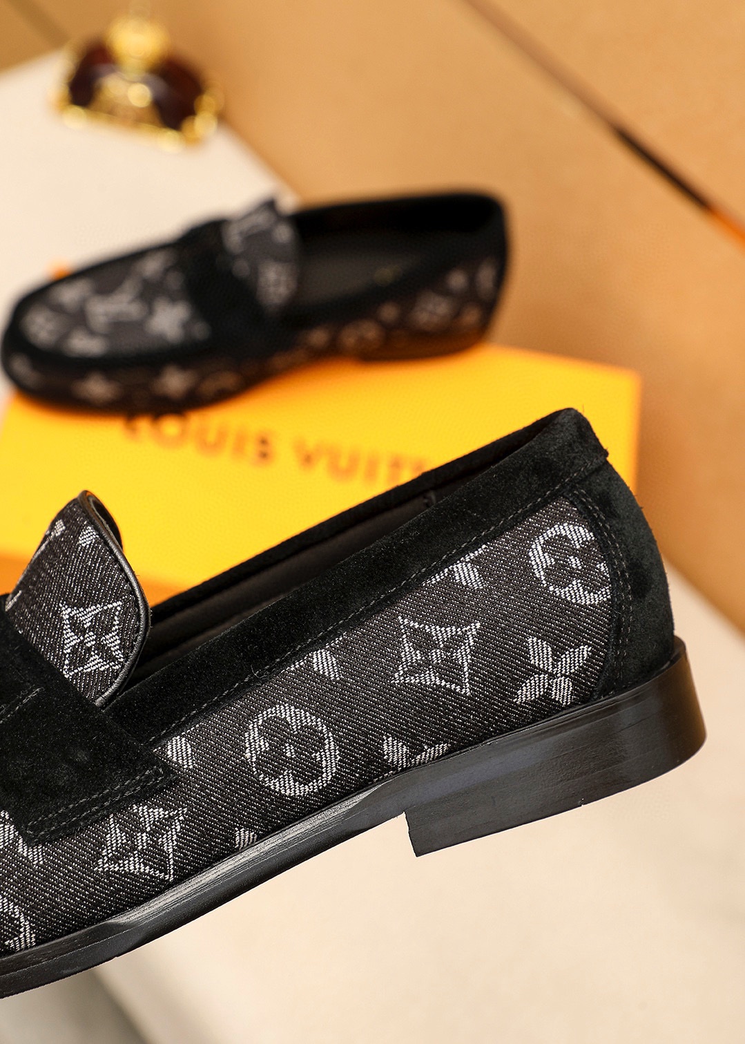 Louis Vuitton Men's Casual Loafers in Monogram Canvas, Sizes 38-44 Available 8 i1742095308 7165 6
