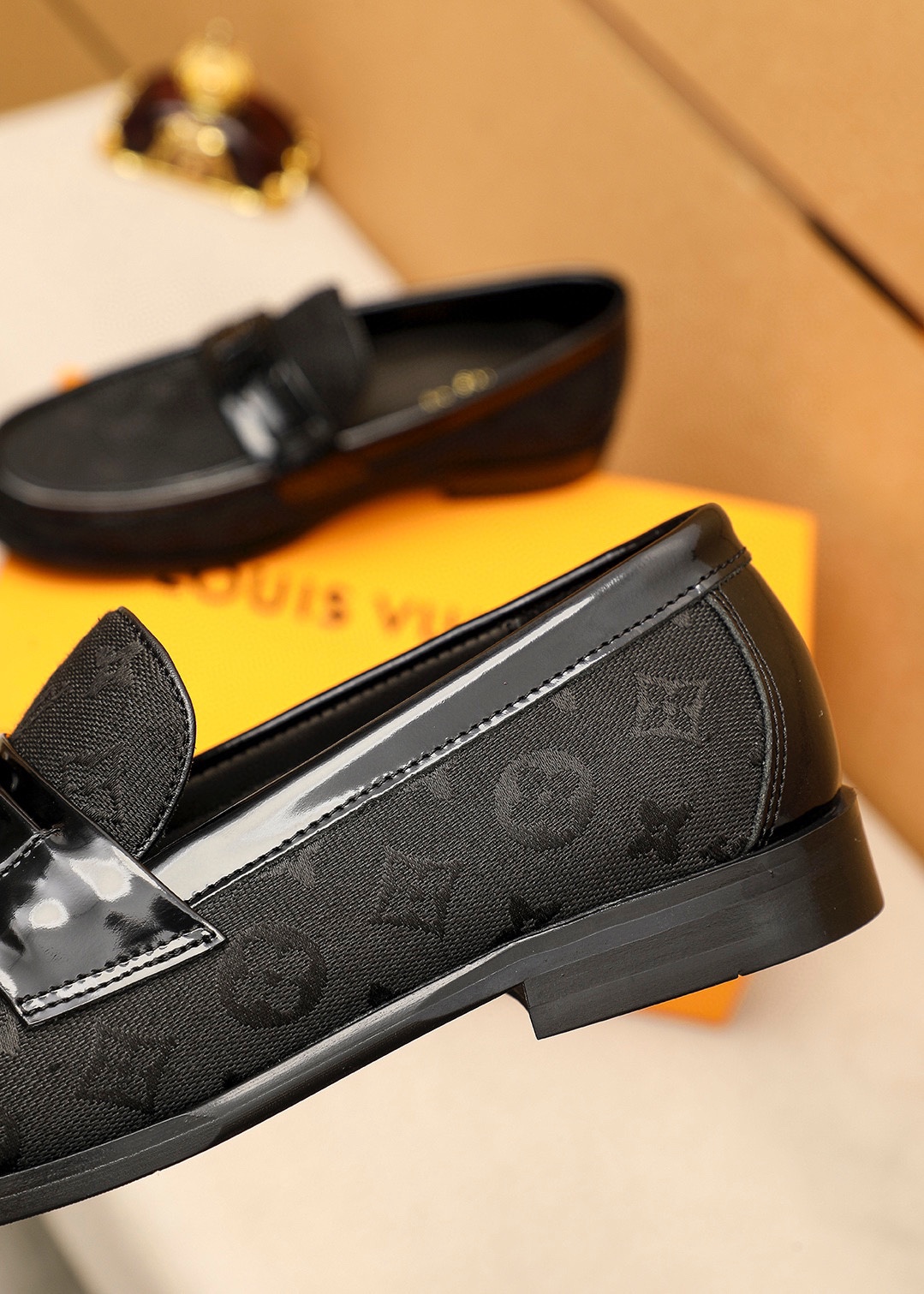 Louis Vuitton Casual Leather Loafers, Black, Size 38-44, Premium Quality 8 i1742095348 1222 6