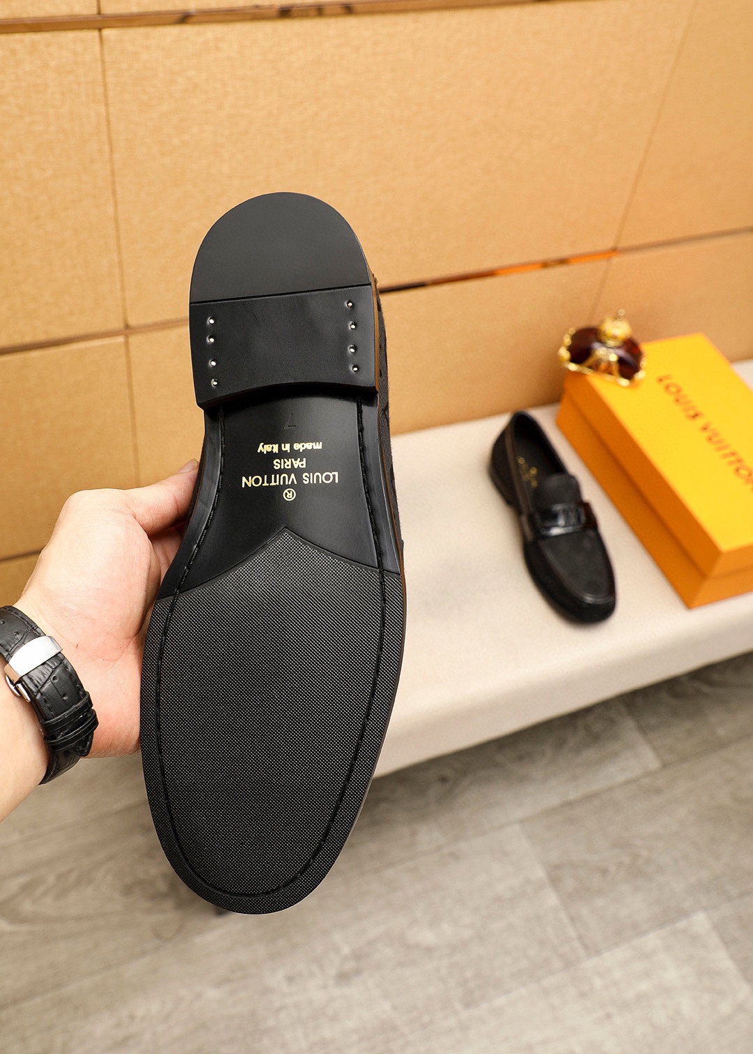 Louis Vuitton Casual Leather Loafers, Black, Size 38-44, Premium Quality 10 i1742095348 2372 8