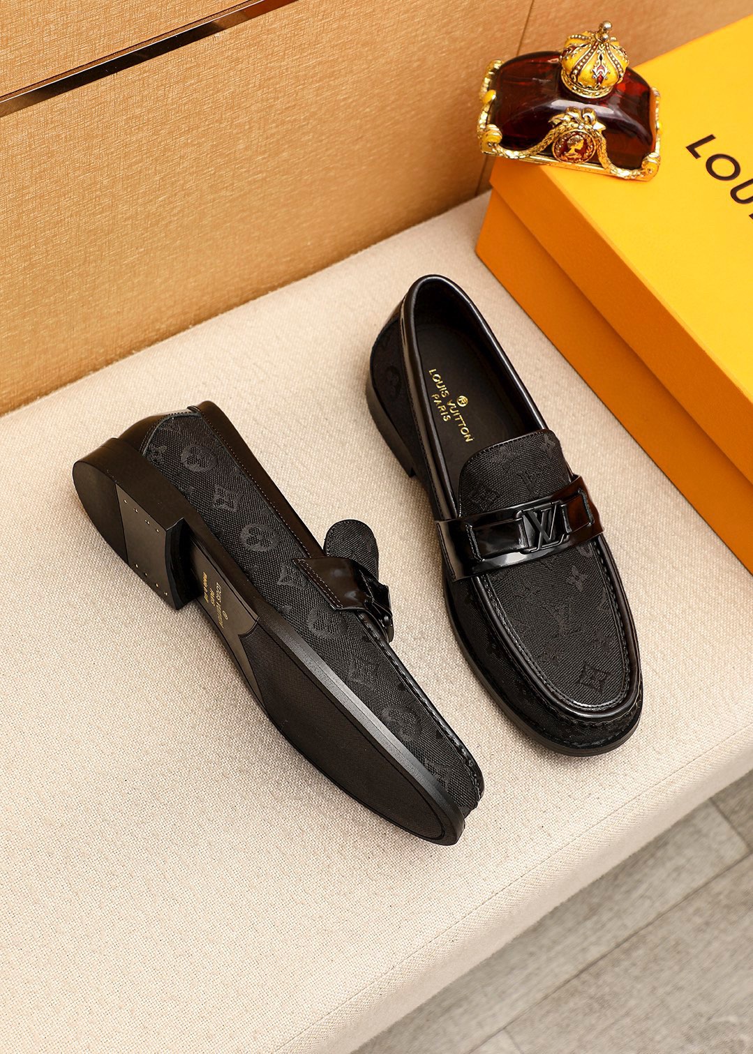Louis Vuitton Casual Leather Loafers, Black, Size 38-44, Premium Quality 3 i1742095348 2761 1