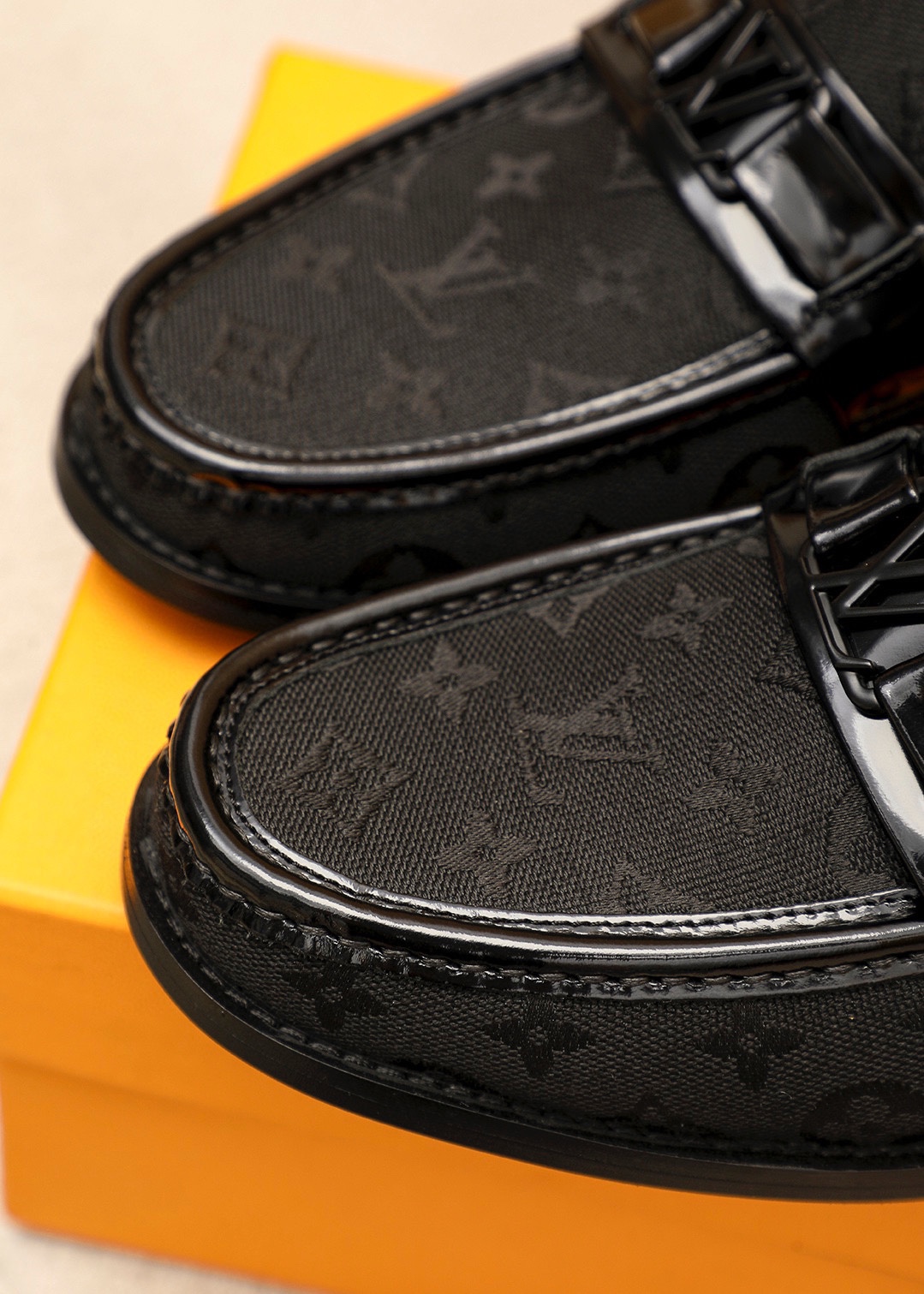 Louis Vuitton Casual Leather Loafers, Black, Size 38-44, Premium Quality 7 i1742095348 7669 5
