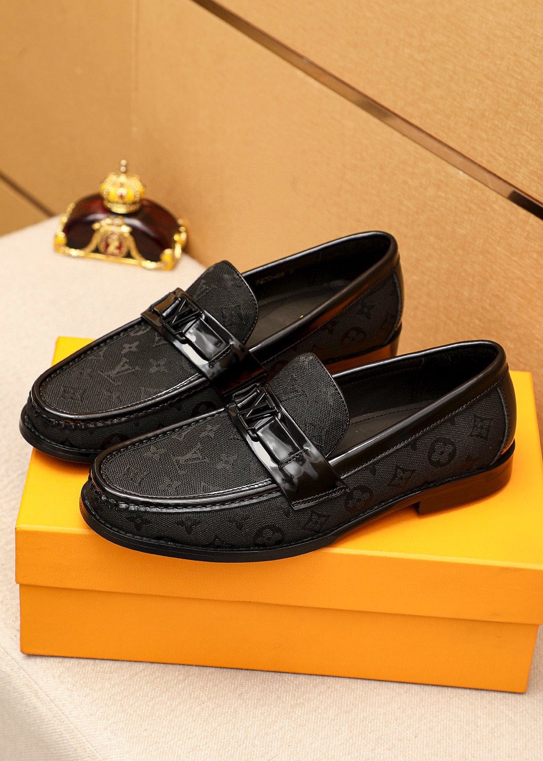 Louis Vuitton Casual Leather Loafers, Black, Size 38-44, Premium Quality 4 i1742095348 7754 2