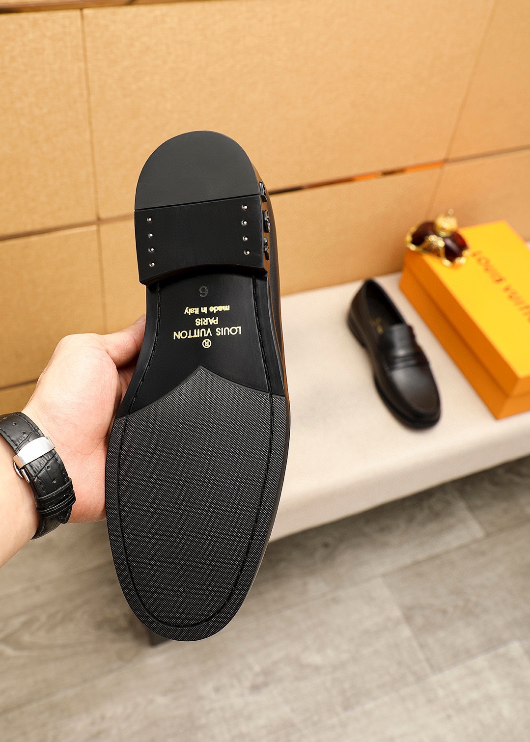 Louis Vuitton Men's Leather Loafers - Classic Style, Sizes 38-44 10 i1742095779 2481 8