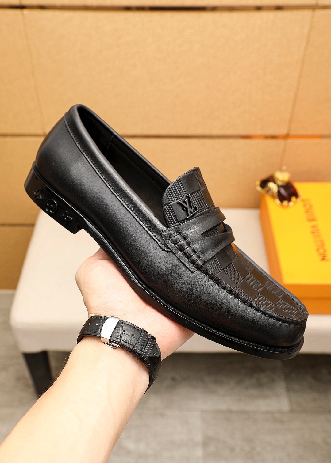 Louis Vuitton Men's Leather Loafers - Classic Style & Ultimate Comfort 5 i1742095811 1661 3