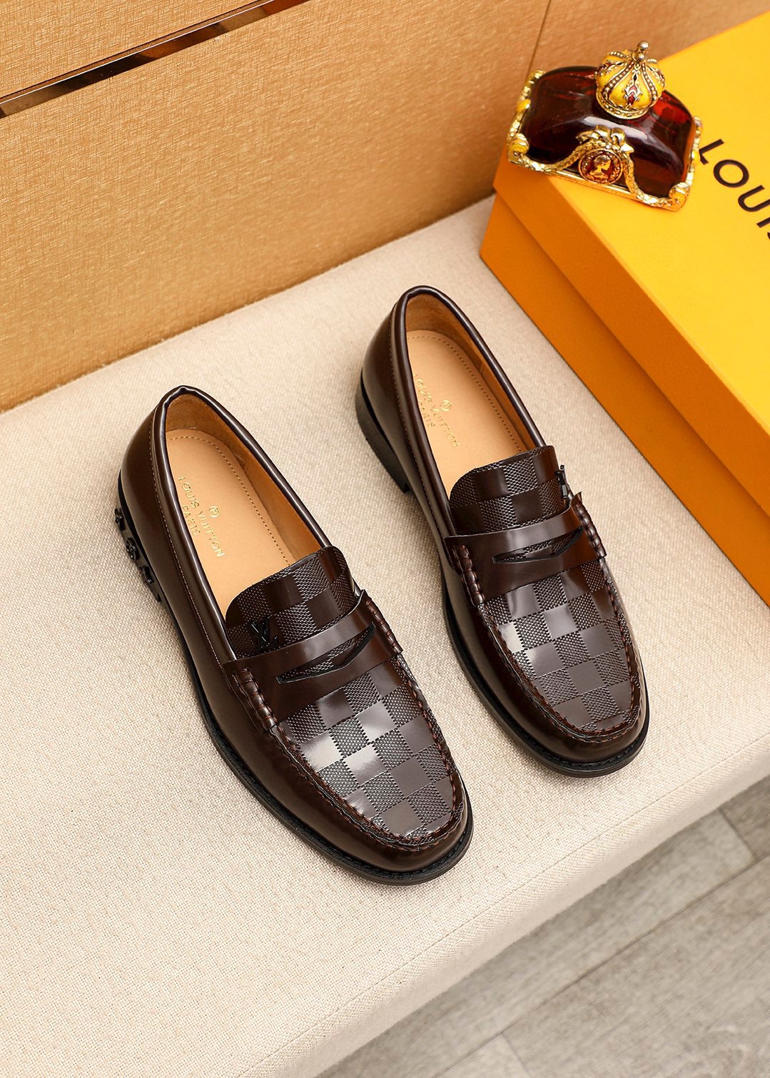 Louis Vuitton Men's Leather Loafers - Premium Quality, Stylish and Comfortable