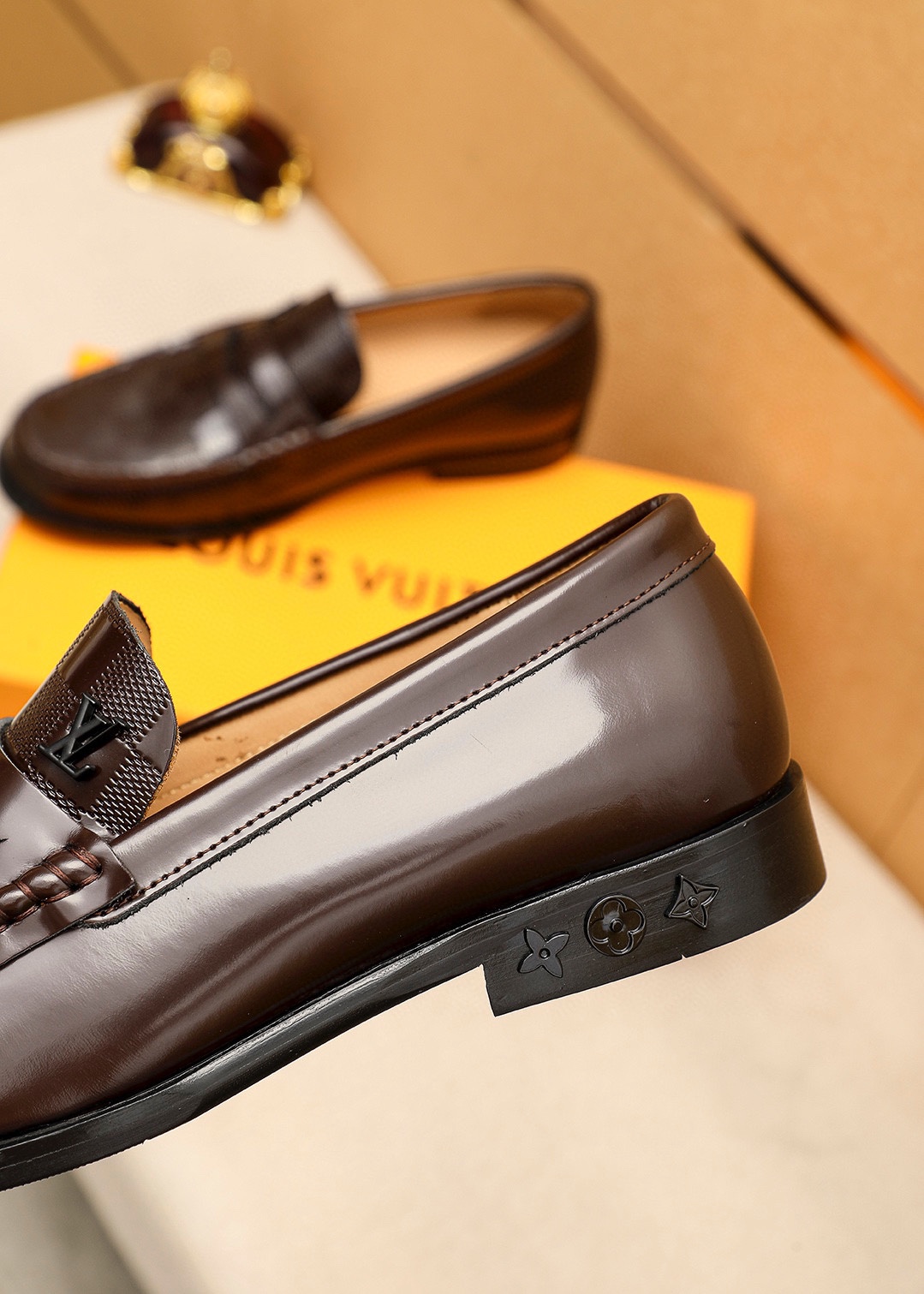 Louis Vuitton Men's Leather Loafers - Premium Quality, Stylish and Comfortable 8 i1742095841 7781 6