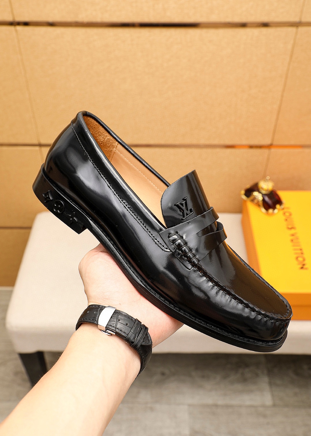 Louis Vuitton Leather Penny Loafers - Classic Style, Premium Comfort 5 i1742095870 9591 3