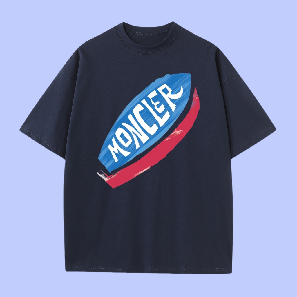 (Colaboración con descuento) Alta calidad Moncler 2025Fall colección primavera/verano, camiseta de manga corta con tabl…