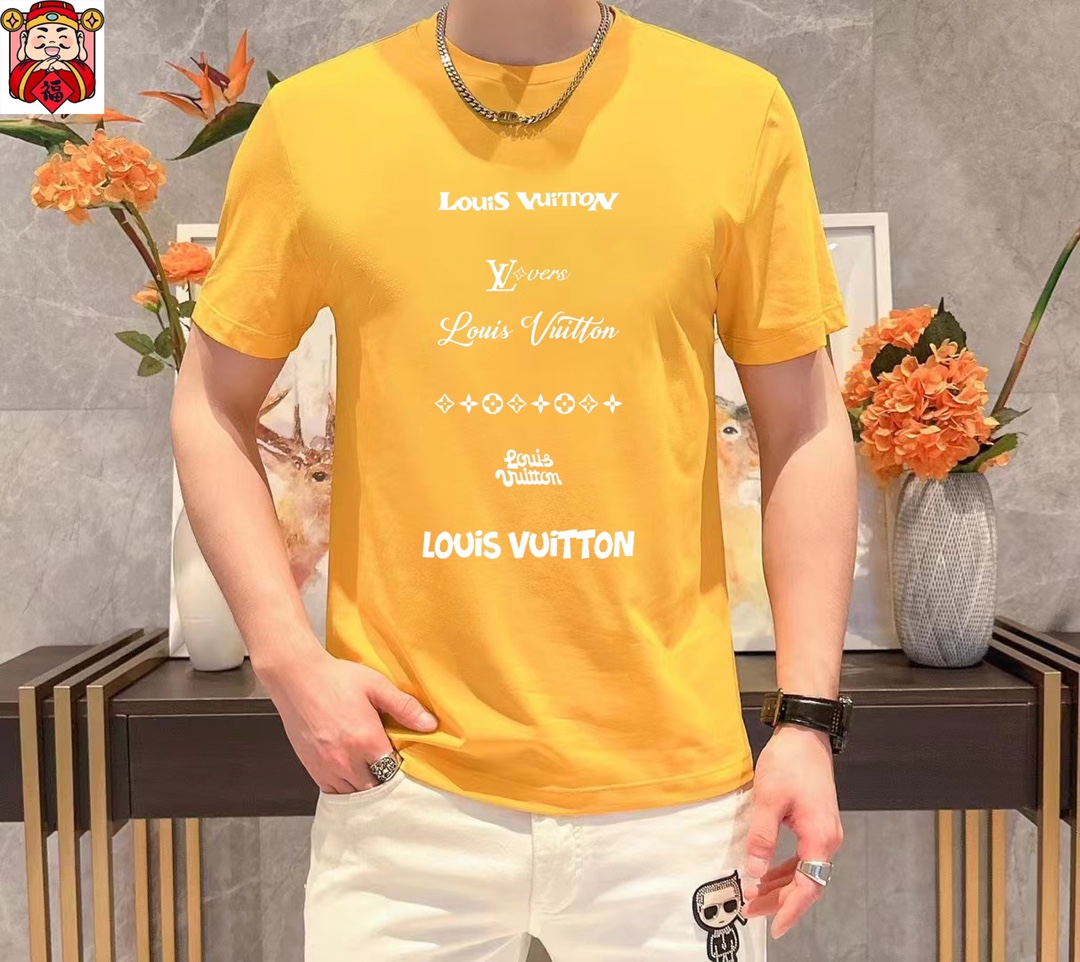 Louis Vuitton 品牌【LV 路易威登】(胖子福音) 男士休闲短袖T恤 2025春夏新品