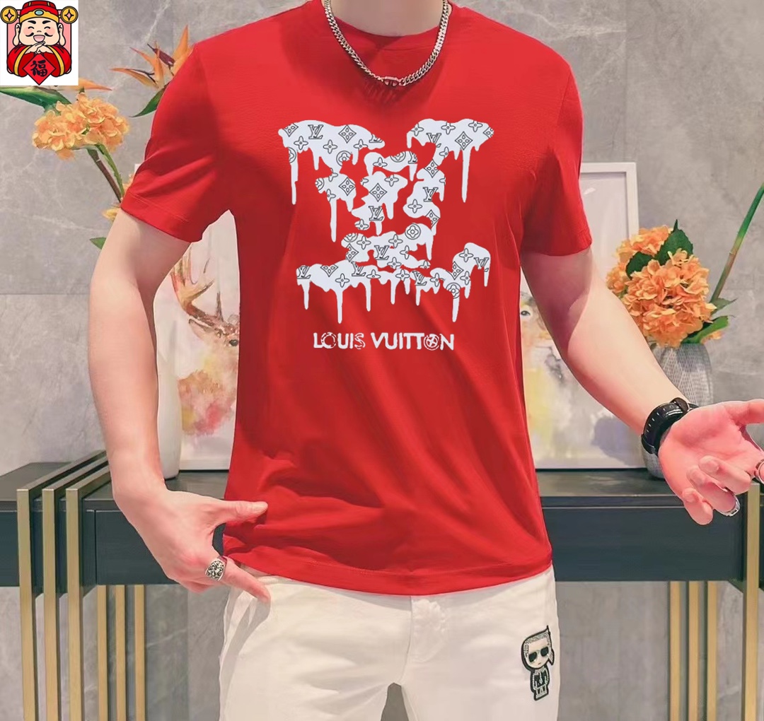 Louis Vuitton 品牌【LV 路易威登】(胖子福音) 男士休闲短袖T恤 2025春夏新品