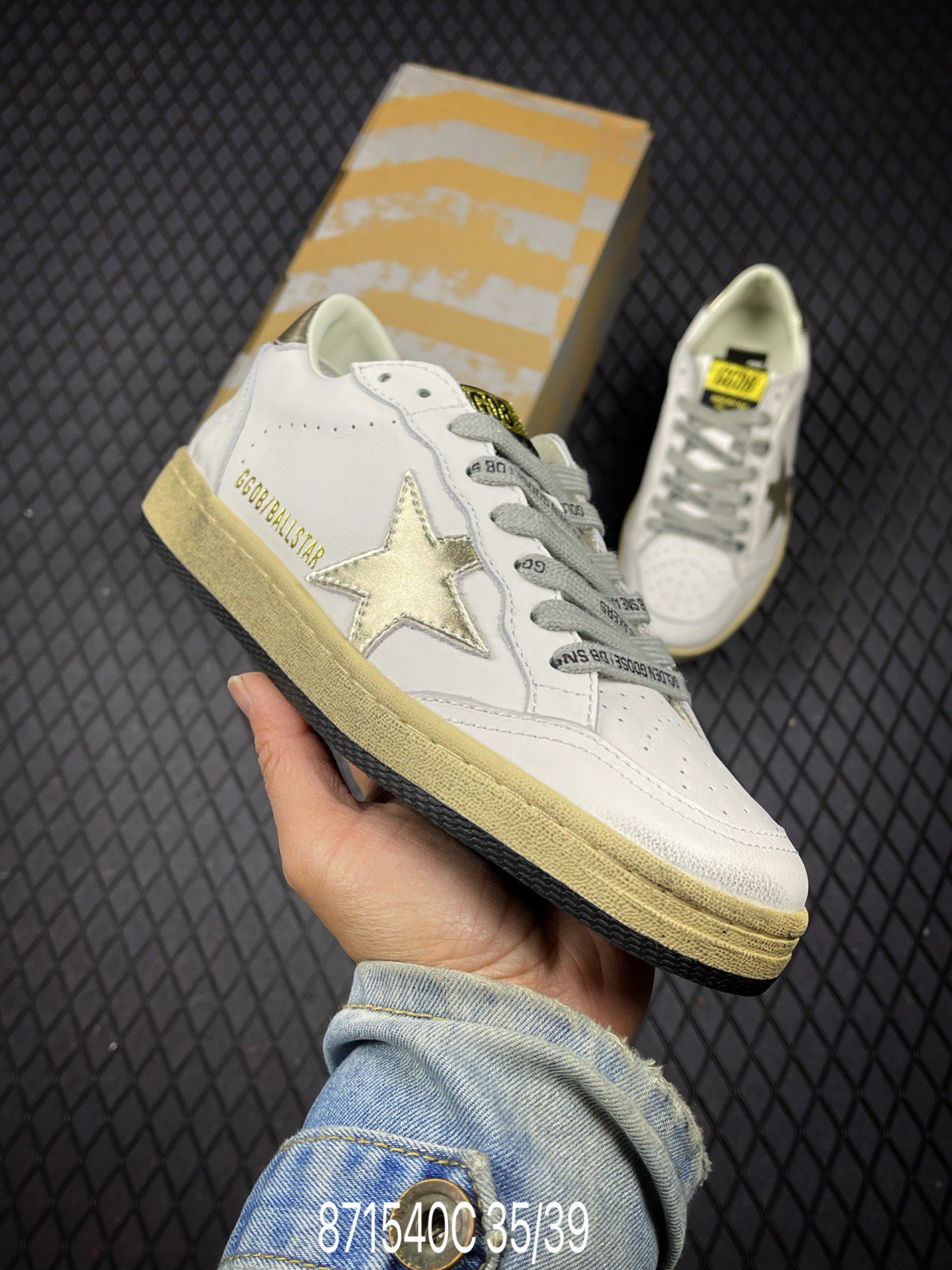 C admite las zapatillas sucias de la serie GGDB Golden Goose Super Star de la tienda, nuevo estilo oficial 25ss. Popula…