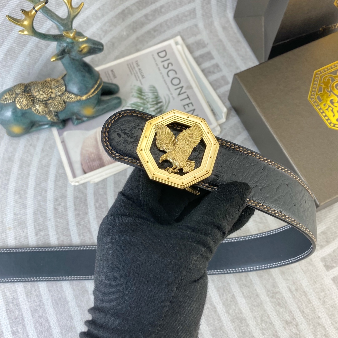 史蒂芬💕 特种皮腰带系列 ，原厂五金精品不锈钢扣，手感柔软舒适 宽3.8CM。