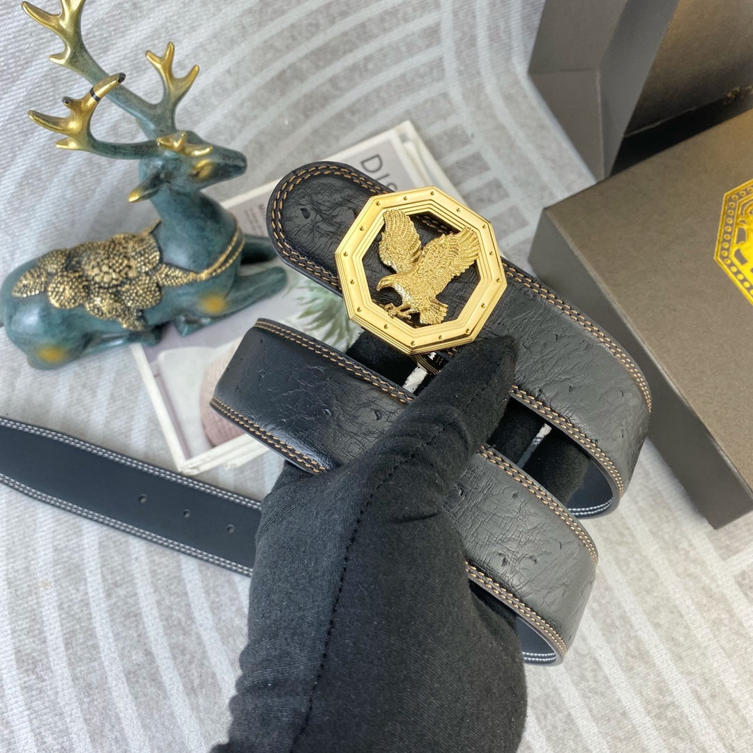 史蒂芬💕 特种皮腰带系列 ，原厂五金精品不锈钢扣，手感柔软舒适 宽3.8CM。