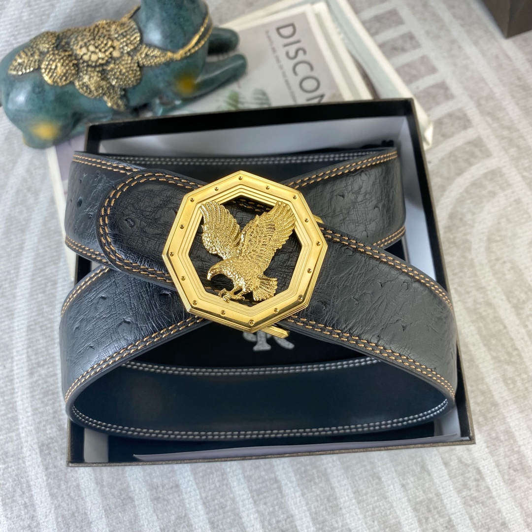 史蒂芬💕 特种皮腰带系列 ，原厂五金精品不锈钢扣，手感柔软舒适 宽3.8CM。