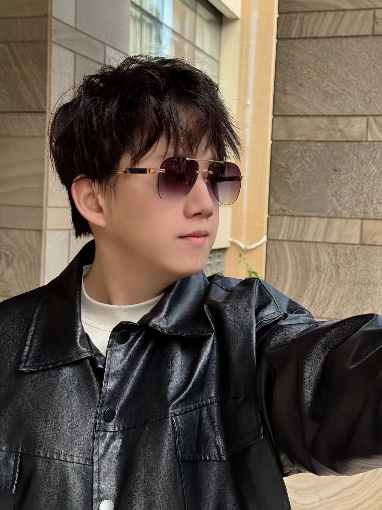  ‼️ 模特图 新款 无框 MAYBACH迈巴赫MODEL Z0205 太阳眼镜SIZE：61口15-1