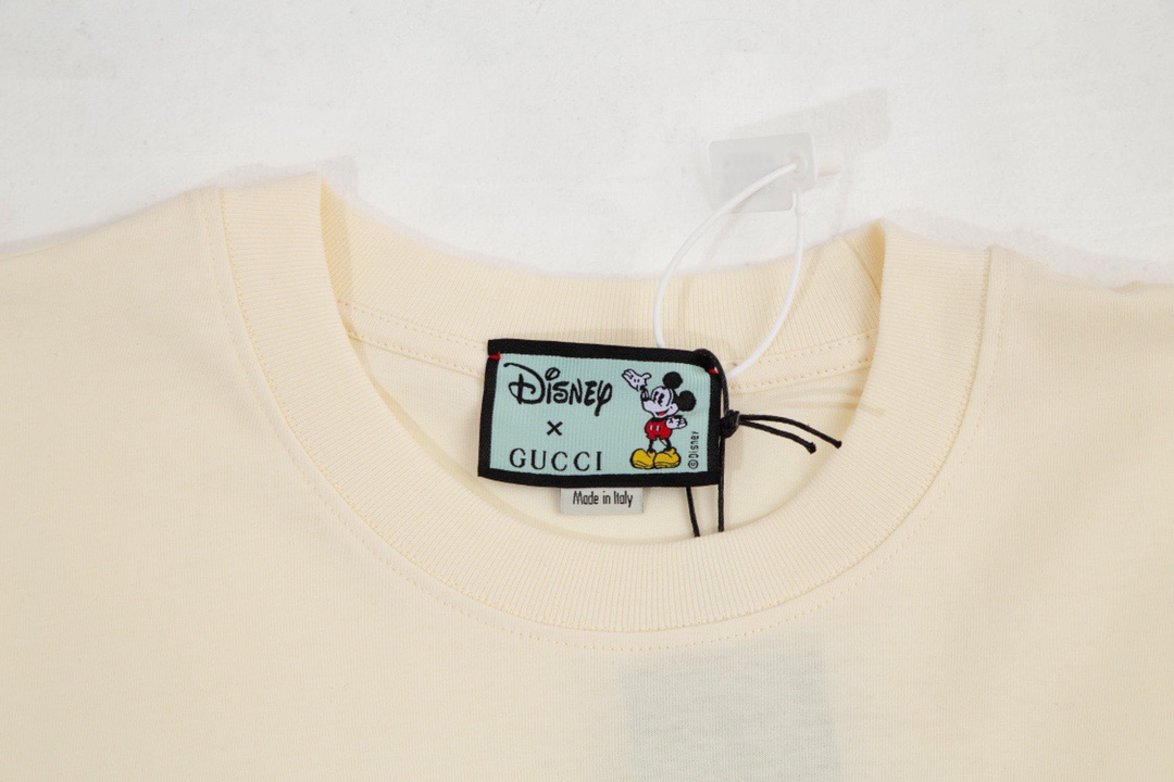 古驰/Gucci x Dsiney 夏季新品 联名款米奇印花圆领短袖T恤