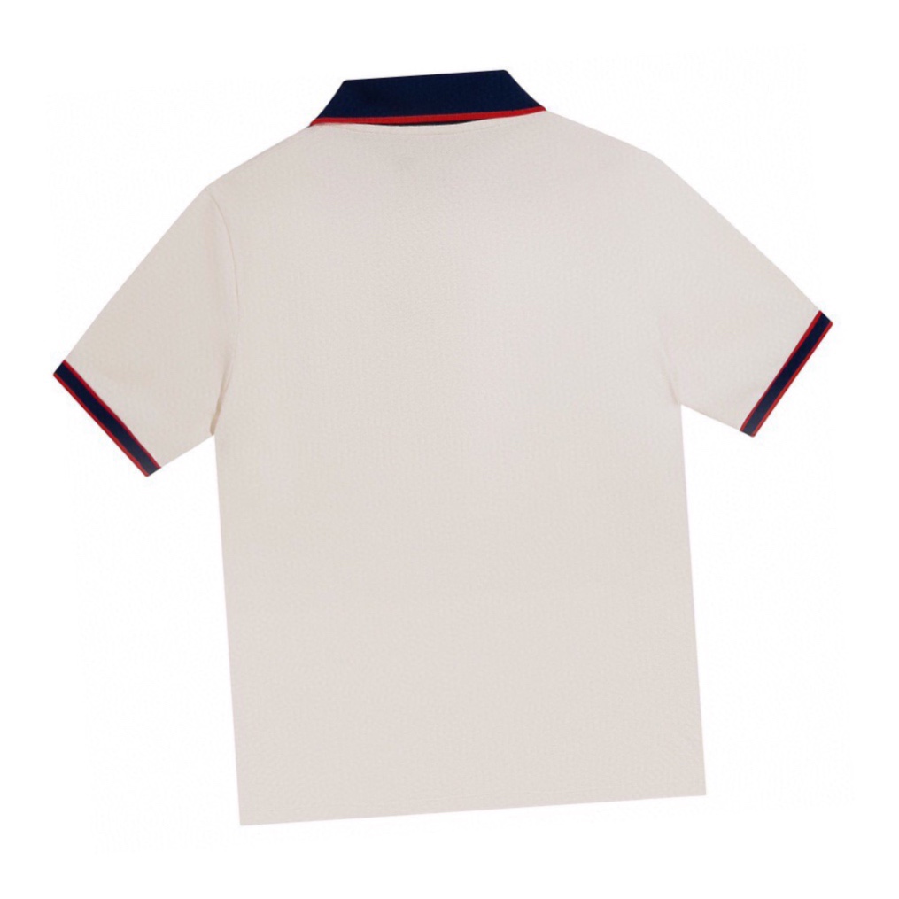 古驰/Gucci 夏季新品 口袋小双G刺绣翻领短袖polo衫