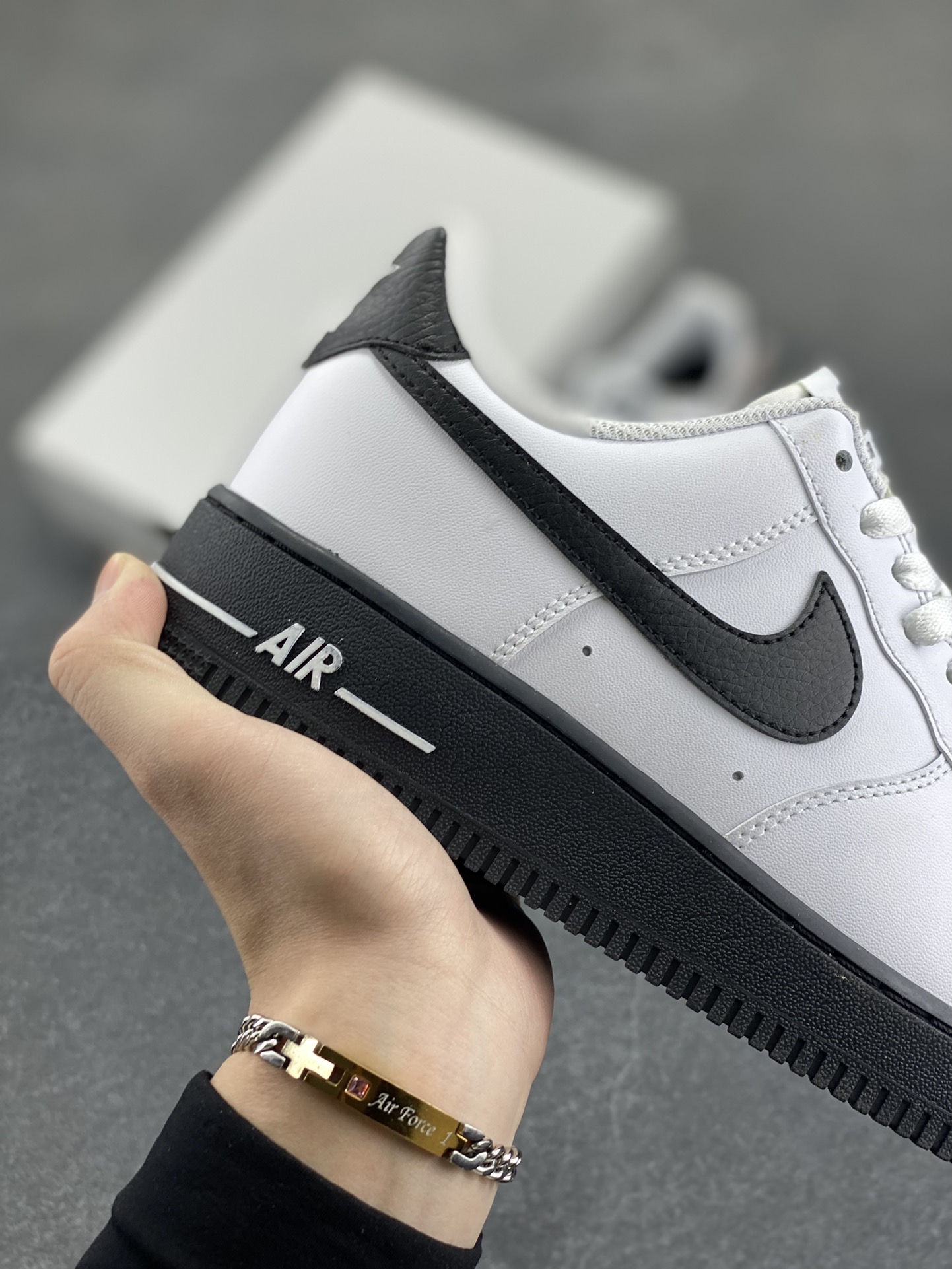 图片[6]-福利特价 Nike Air Force 1 Low 大学白黑 空军一号低帮运动休闲板鞋 原装级别 原楦头原纸板 打造纯正空军版型#专注外贸渠道 全掌内置蜂窝气垫 #原盒配件 原厂中底钢印、拉帮完美 货号：CK7663-101 尺码：36 36.5 37.5 38 38.5 39 40 40.5 41 42 42.5 43 44 44.5 45-选品中心