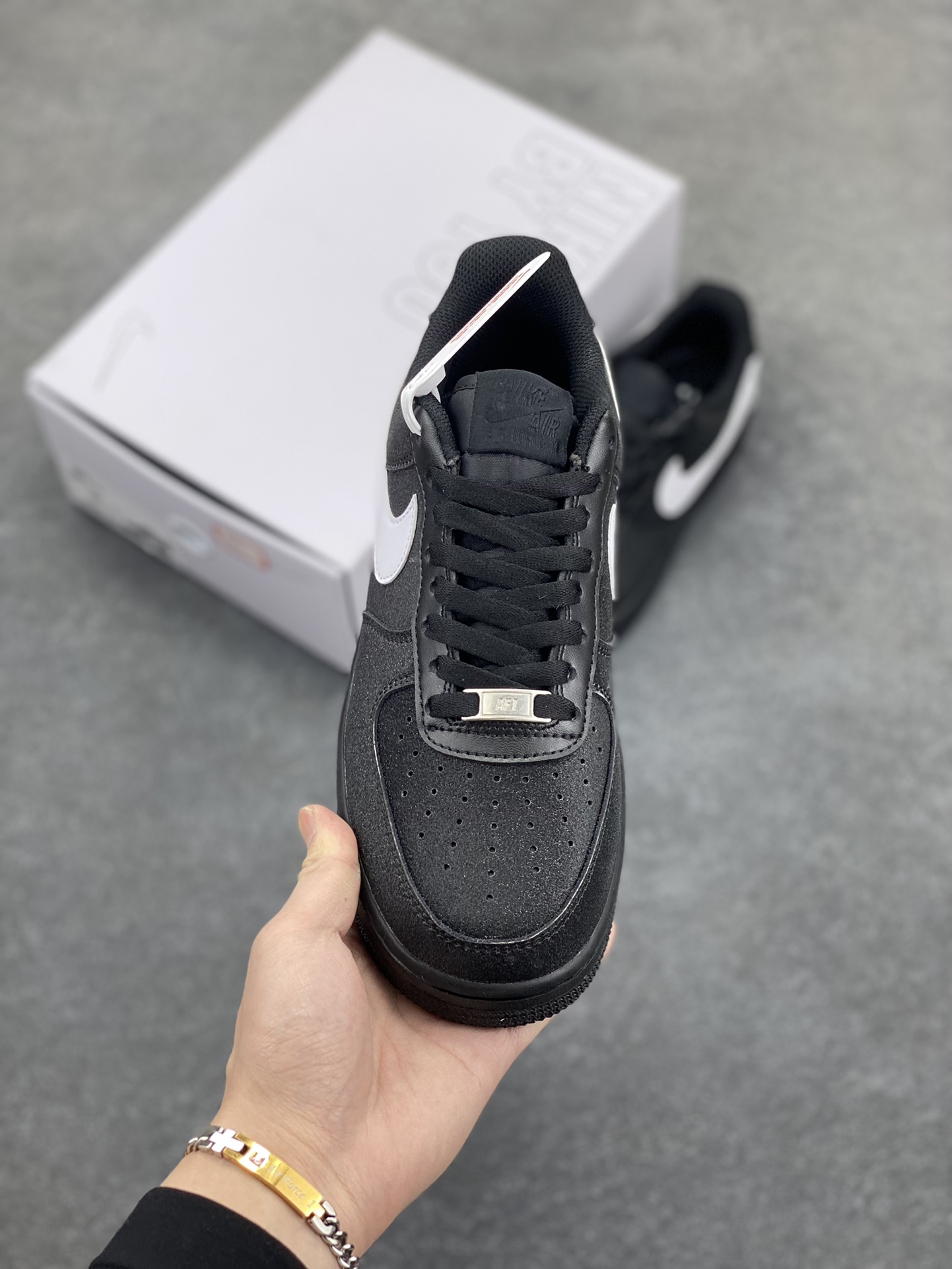 图片[2]-NK Air Force 1‘07 Low 定制款抽屉盒 空军一号低帮休闲板鞋 定制皮料 原楦原纸板 纯正版型 高清洁度 内置全掌气垫 货号：CW2288-111 尺码：36 36.5 37.5 38 38.5 39 40 40.5 41 42 42.5 43 44 44.5 45-选品中心