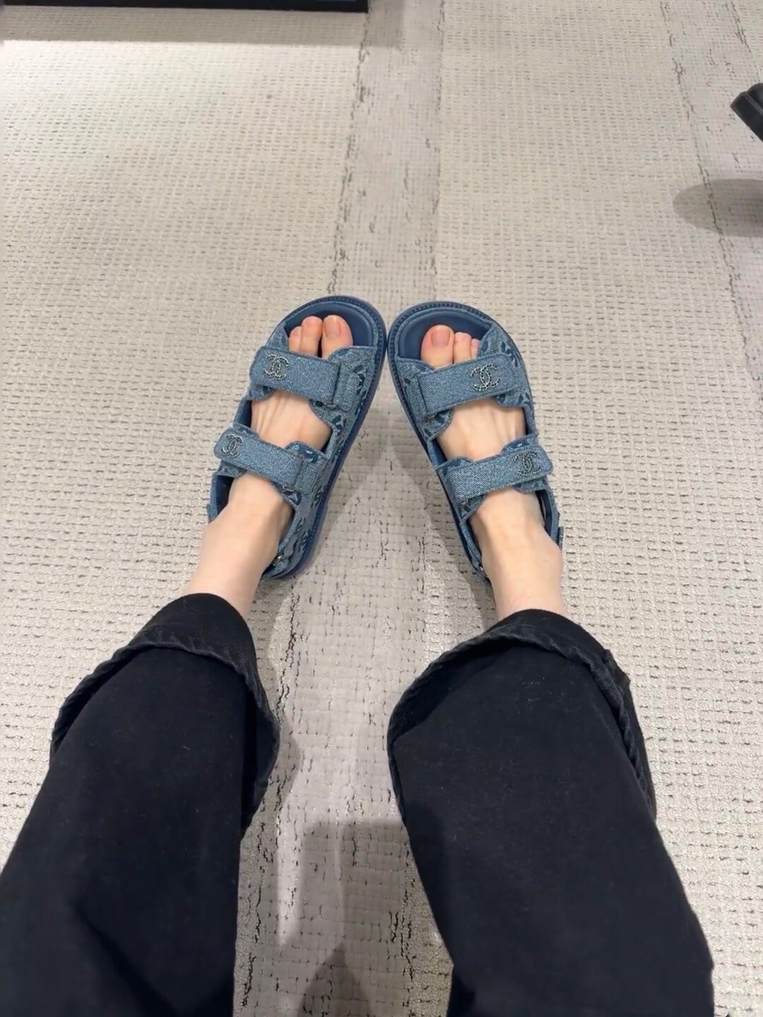 NO:259111,Share pictures of the foot, slippers, sandals, slippers19860909上脚图分享,拖鞋凉鞋,sandals,slippers,Women's Shoes